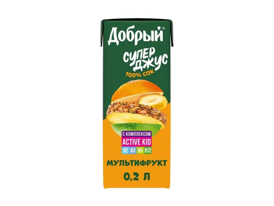 Сок мультифруктовый Active kid