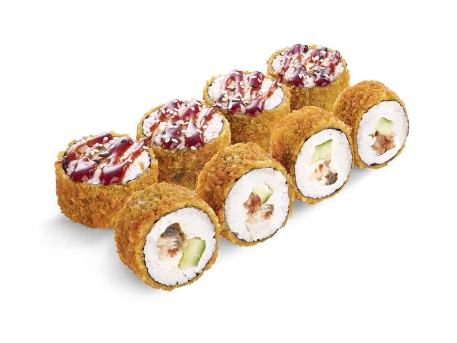 Жареный Унаги-ролл