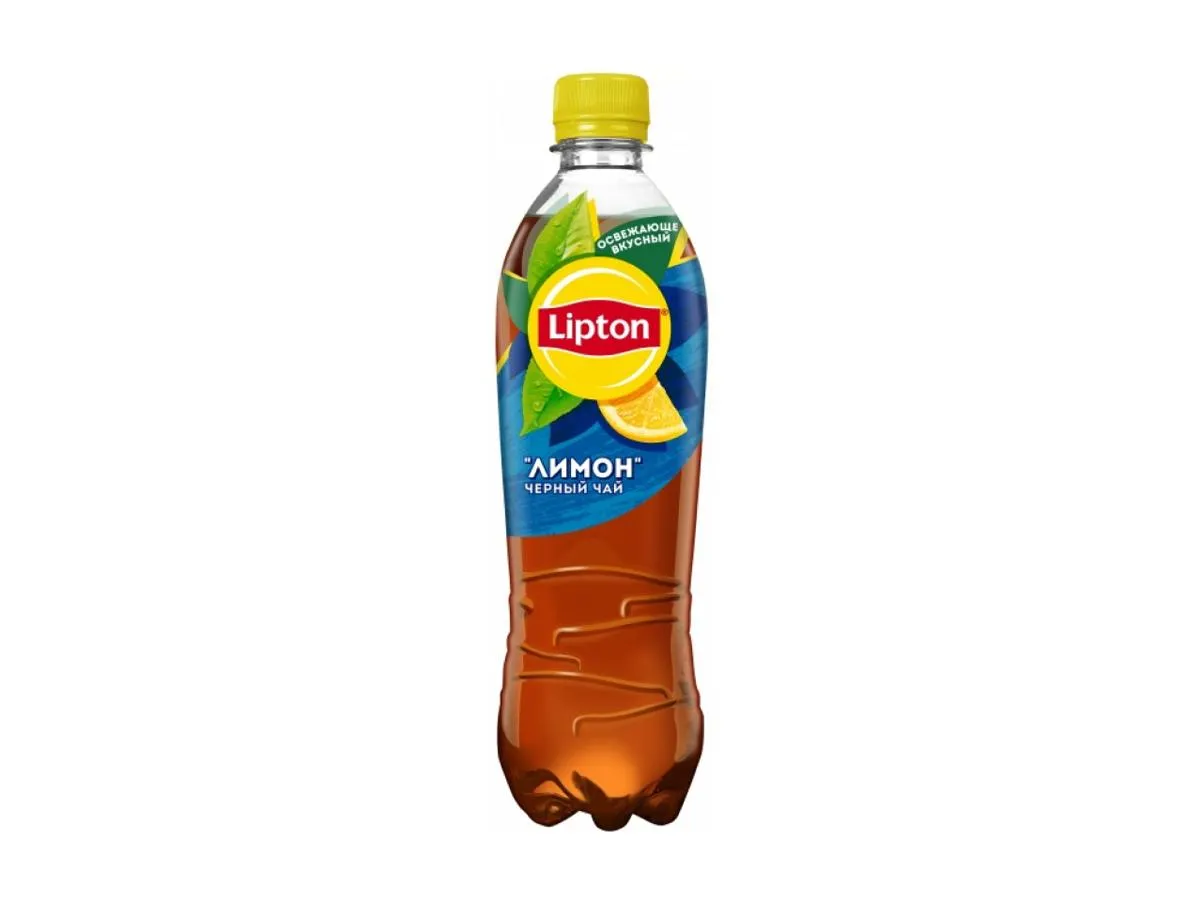 Черный чай Липтон лимон