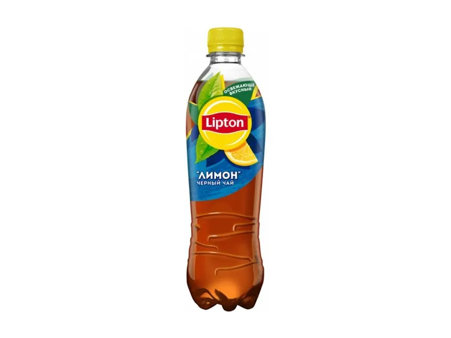 Черный чай Липтон лимон