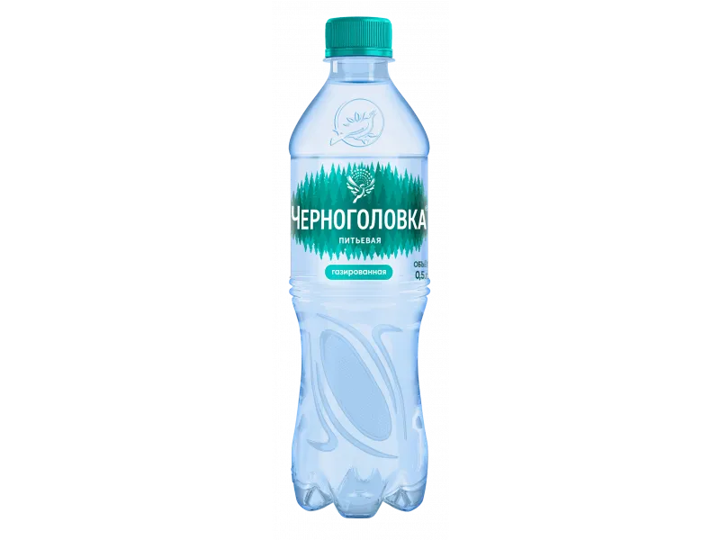 Вода Черноголовка 0,5 л газированная