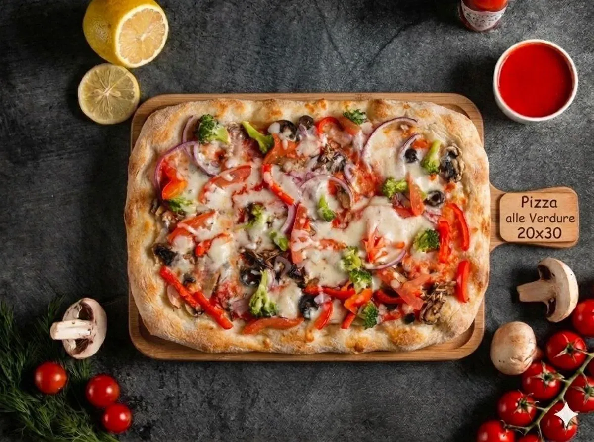 Римская пицца Овощная