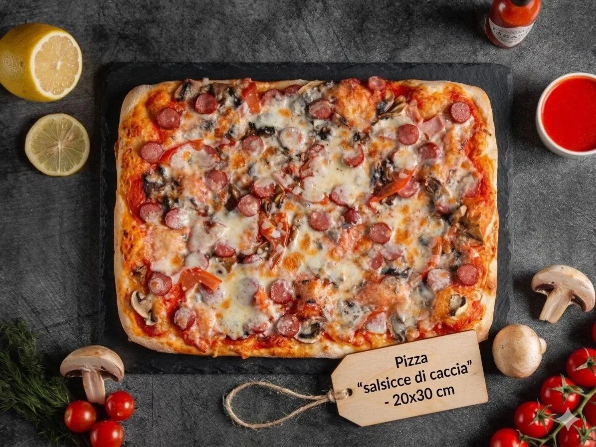 Римская пицца охотничья