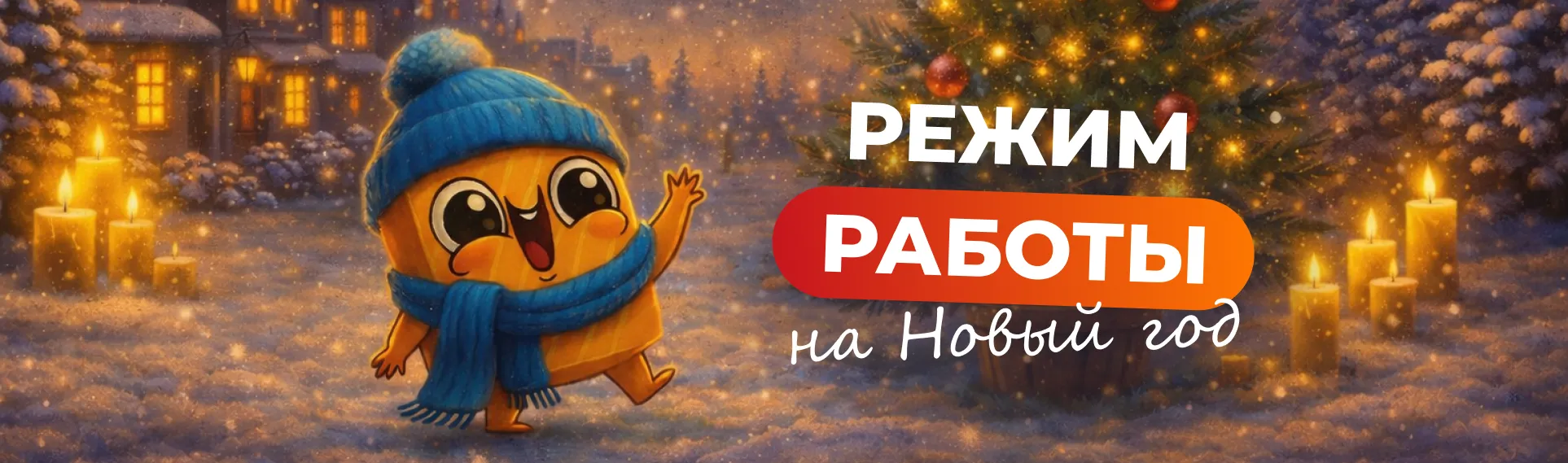 Режим работы в новогодние праздники